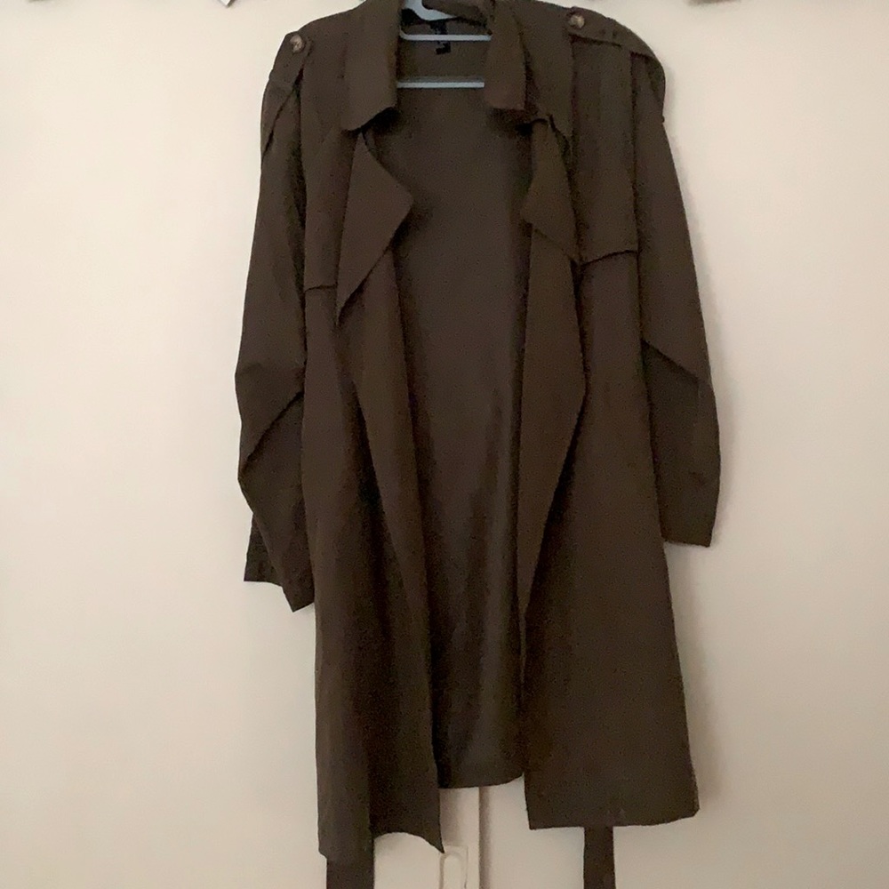 Long Army Green Coat